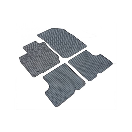 ΜΑΡΚΕ ΠΑΤΑΚΙΑ ΣΕ ΣΚΑΦΗ ΛΑΣΤΙΧΟ ΓΙΑ DACIA DUSTER 2X4 2010-2018 ΣΕ ΜΑΥΡΟ ΧΡΩΜΑ ΜΕ ΚΟΥΜΠΩΜΑΤΑ CIK - 4 ΤΕΜ.