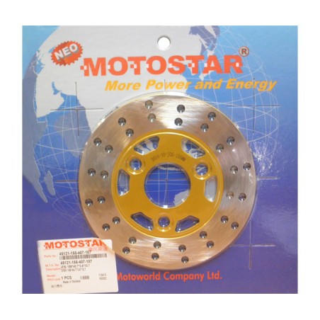 Δισκόπλακα MOTOSTAR 155X40.7X3.6/3X10.7(406) ZIP50'93-00,JOG50R'91-02,V CLIC50'08-13,AMICO50, YAM/CR50Z AXIS