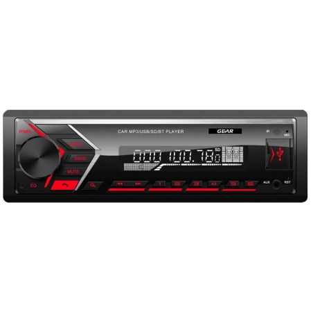 Radio Mp3 Usb Aux SD Bluetooth 1 Din Gear 4x45 Watt GR-750BT