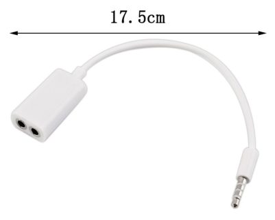 12сm 18212 cable/connectors adap. audio adapter 3.5 male 2x3.5 female